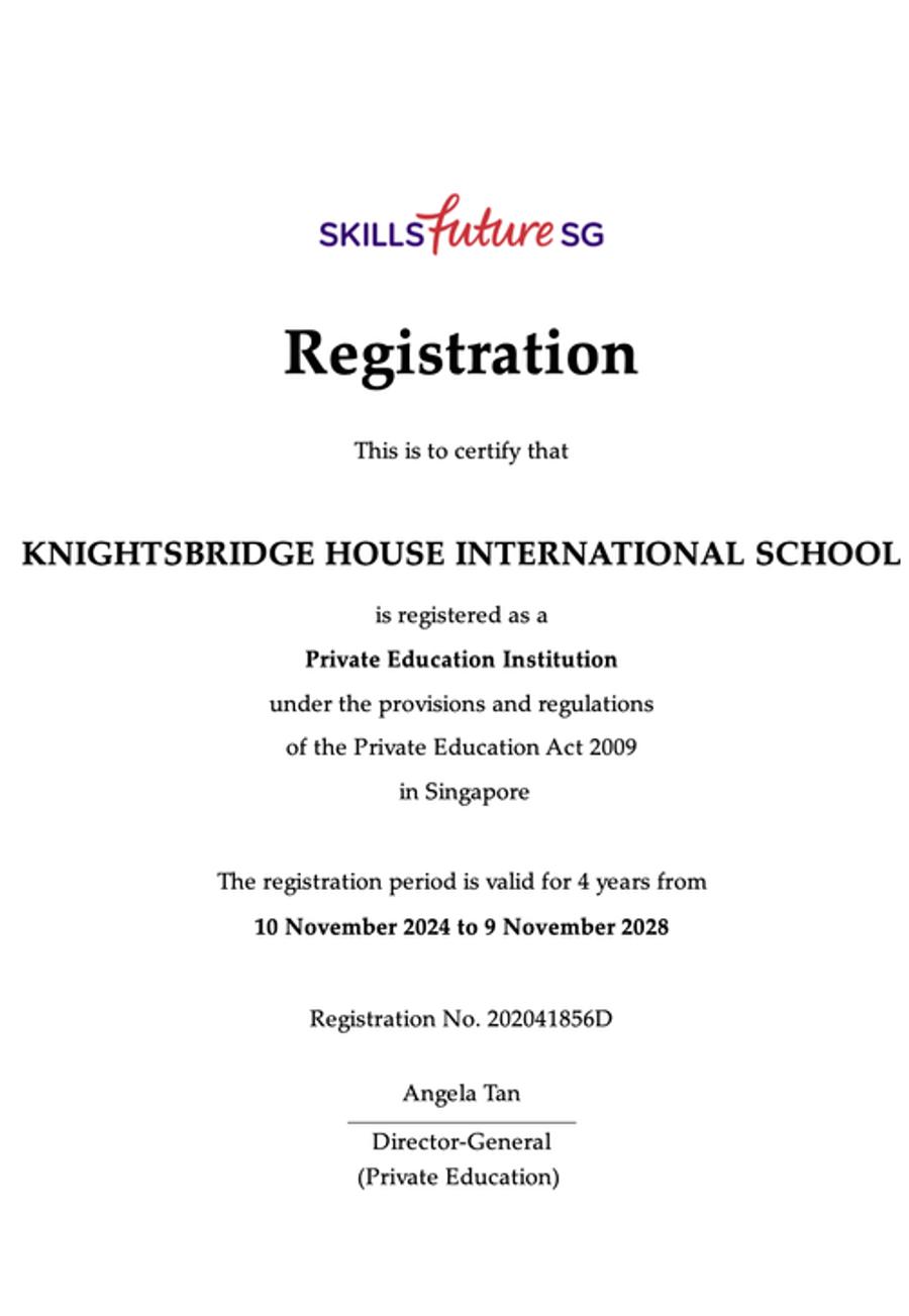 SSG License Certificate