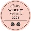Baltic Wine List Awards 2025 badge
