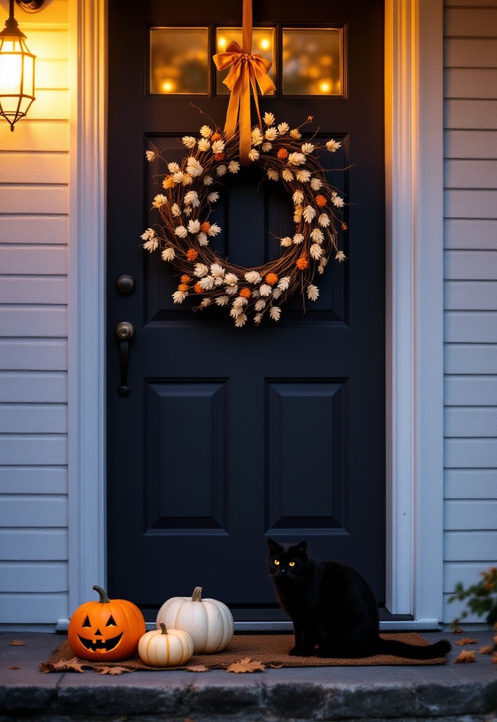 DIY Halloween Door Decorations Layered Into Your Home's Existing Palette – seasonal — spring + other seasonal — spring + other decor · DIY Halloween Decor: 13 Handmade Styling Ideas That Look Surprisingly Elevated