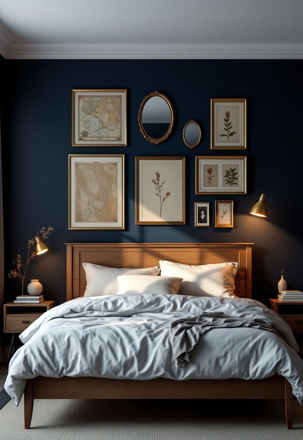 Vintage-Inspired Gallery Wall Ideas Above the Bed: Maps, Mirrors, and Frames – style guides style guides decor · Gallery Wall Ideas: 10 Picture Wall Designs for Every Room in Your Home