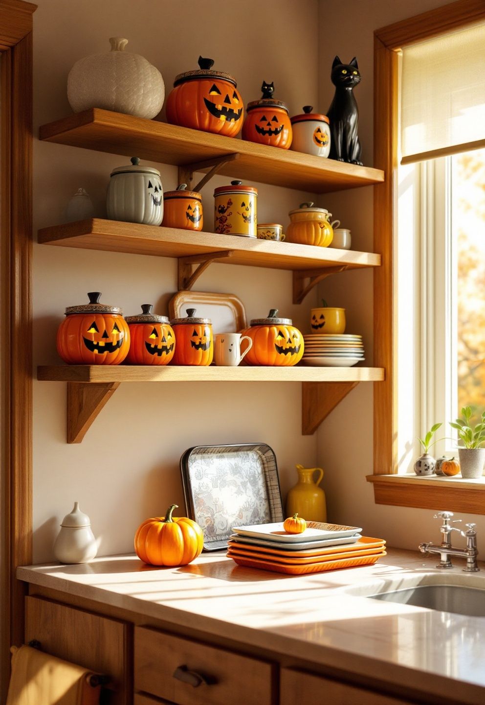 Why This Era Belongs in a Kitchen – seasonal — spring + other seasonal — spring + other decor · Vintage Halloween Decor: 14 Hauntingly Beautiful Aged Designs That Feel Chic Not Cheesy