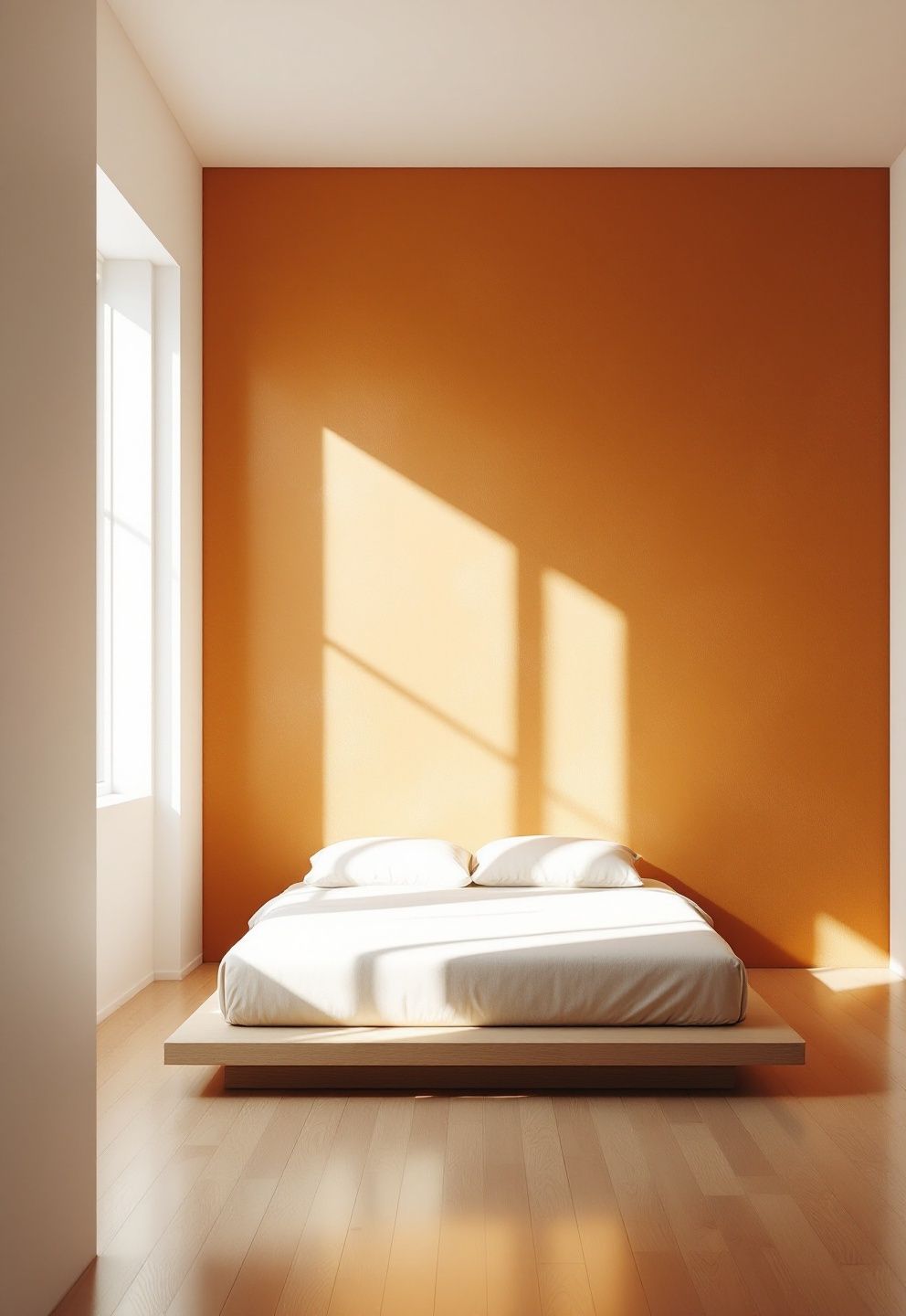 The Two-Tone Plaster Wall: One Warm Surface, Three Bare Ones – japandi — bedroom japandi — bedroom decor · 21 Japandi Bedroom Ideas That Will Make You Never Want to Leave