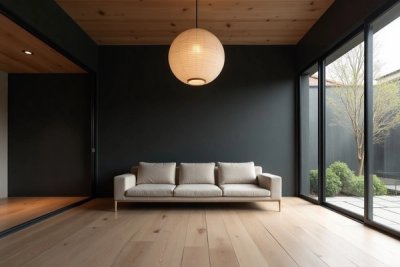 10 Dark Japandi Living Room Ideas for a Moody Atmospheric Home