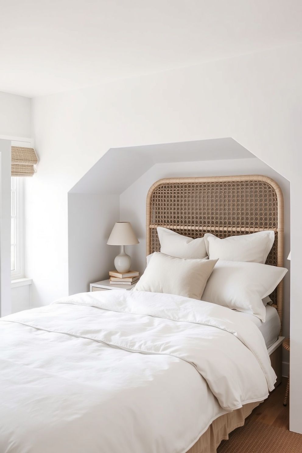 Slim Whitewashed Tallboy Dresser Tucked Into an Alcove – coastal — bedroom coastal — bedroom decor · Small Coastal Bedroom: 14 Space-Smart Designs That Feel Like a Beach Retreat