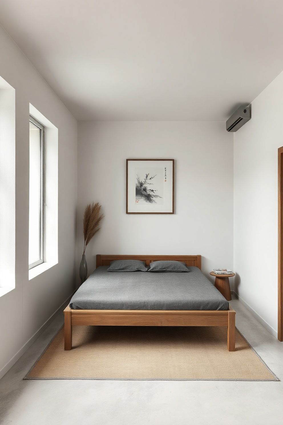 Idea 12: Keep Walls Bare Except for One Piece of Intentional Art – Japandi bedroom · 21 Japandi Bedroom Ideas That Will Make You Never Want to Leave