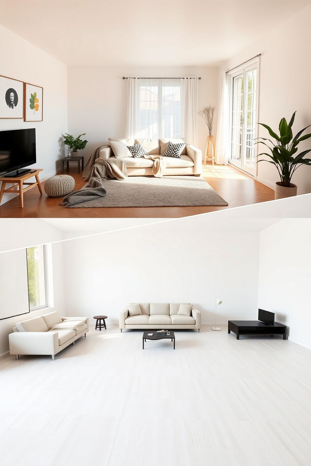 Symmetry and Layout: Casual Arrangement vs Deliberate Negative Space – japandi — living room japandi — living room decor · Japandi vs Scandinavian Design: What Is the Actual Difference?