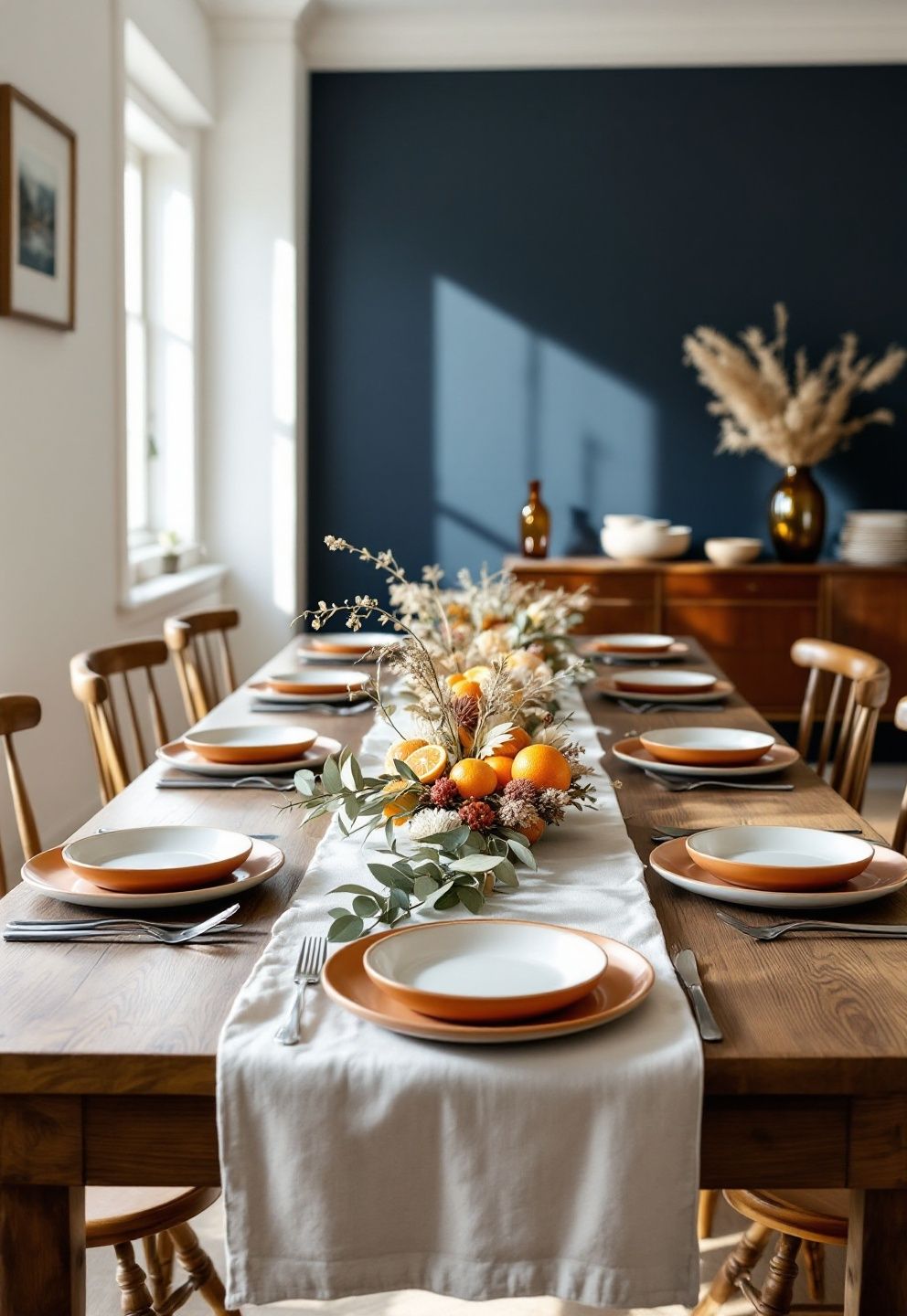 Runner, Charger, and Floral Layers: Building a Thanksgiving Table Setting From the Base Up – seasonal — fall seasonal — fall decor · Thanksgiving Home Decor: 18 Warm Beautiful Designs to Celebrate the Season
