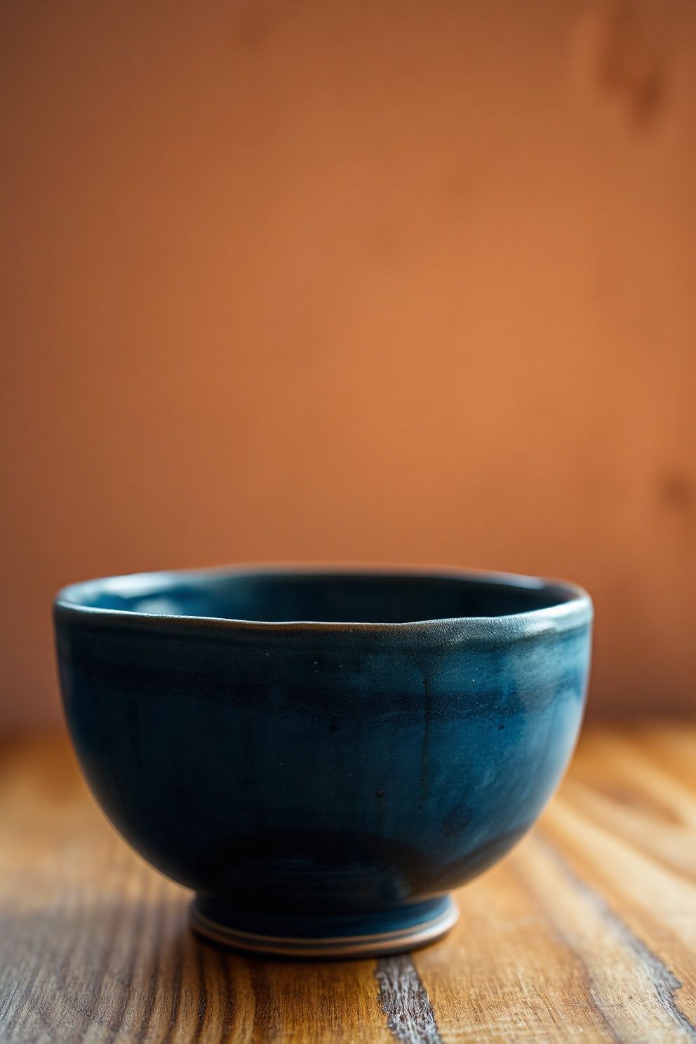 A Wabi-Sabi Bowl Left Empty as a Centrepiece – Japandi bedroom decor · 17 Japandi Bedroom Decor Ideas for a Sleep Sanctuary You Deserve