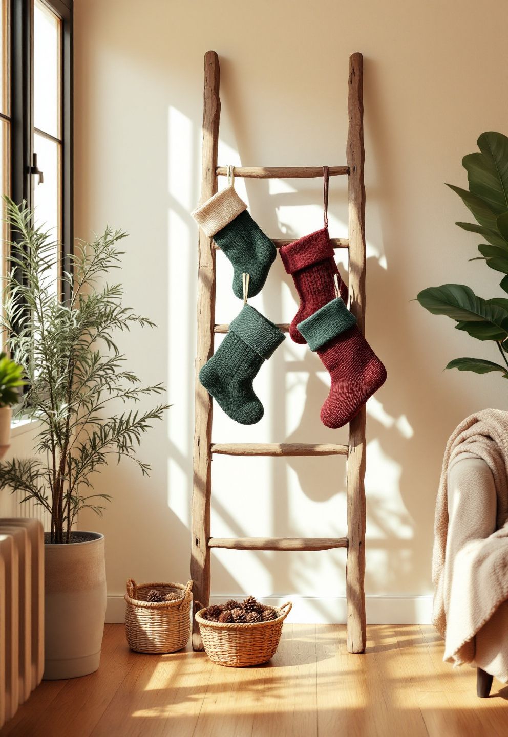 Where to Hang Christmas Stockings When You Don't Have a Mantel – seasonal — christmas + winter seasonal — christmas + winter decor · Christmas Home Decor Ideas: 20 Beautiful Festive Transformations for Every Room