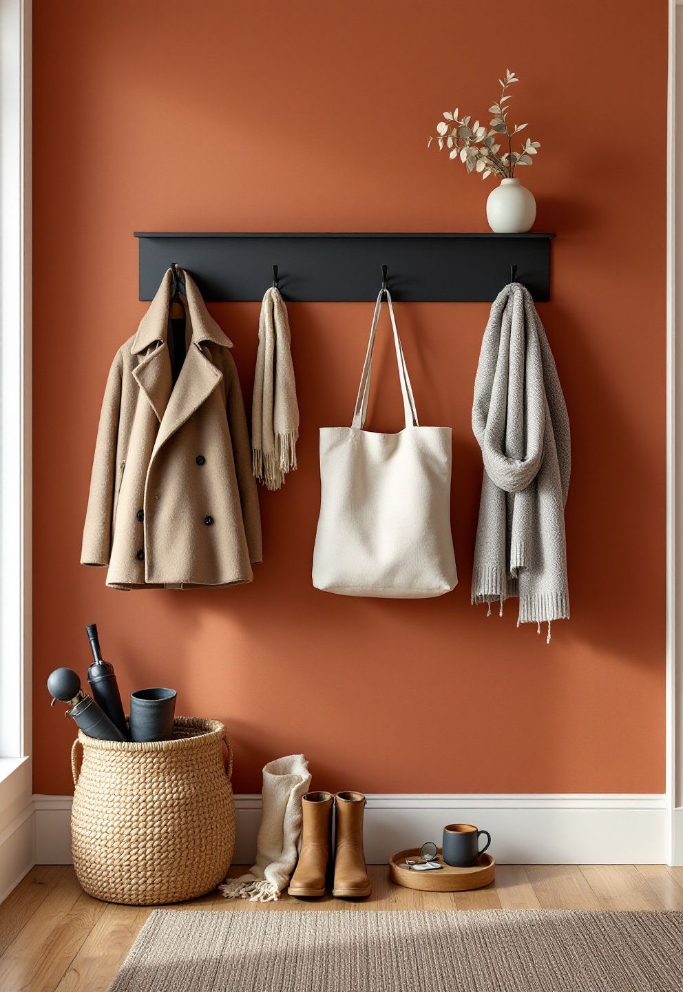 Coat and Bag Drop Styling That Looks Intentional and Stays Functional – seasonal — fall seasonal — fall decor · Thanksgiving Home Decor: 18 Warm Beautiful Designs to Celebrate the Season