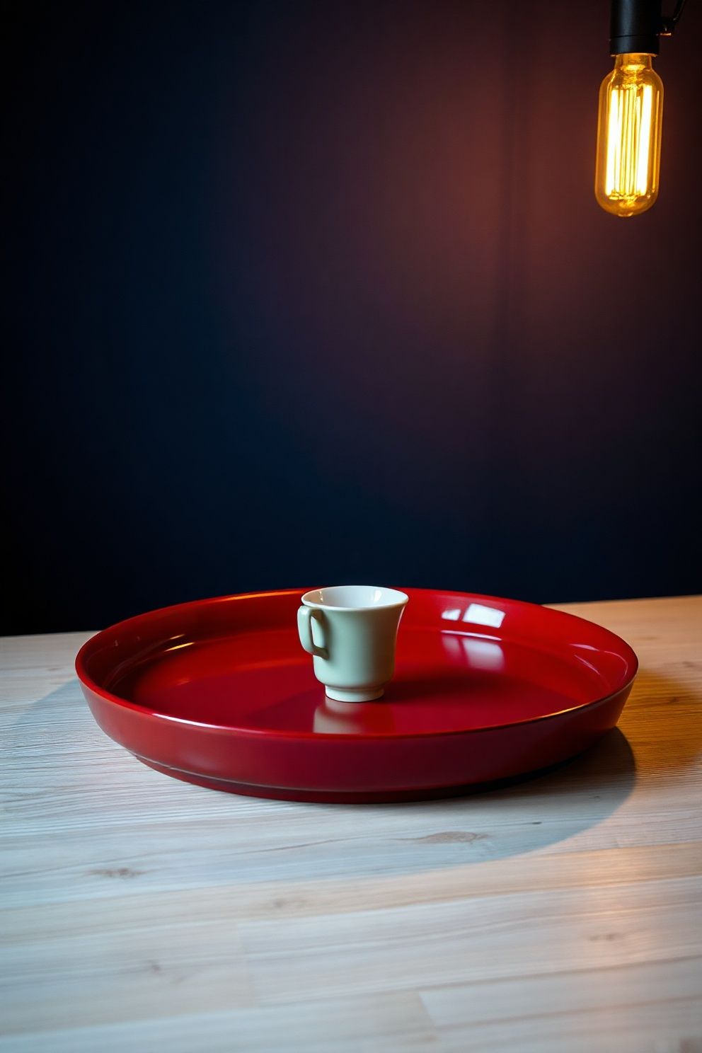 A Stacked Lacquer Tray for a Tea or Water Set – Japandi bedroom decor · 17 Japandi Bedroom Decor Ideas for a Sleep Sanctuary You Deserve