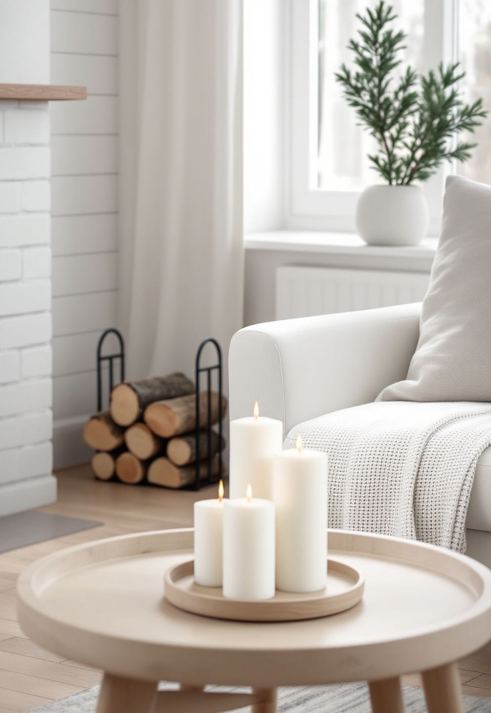 Scandinavian Christmas Living Room: Breathing Room as a Styling Decision – seasonal — christmas + winter seasonal — christmas + winter decor · Indoor Christmas Decorations: 18 Elegant Ideas for a Beautiful Festive Home