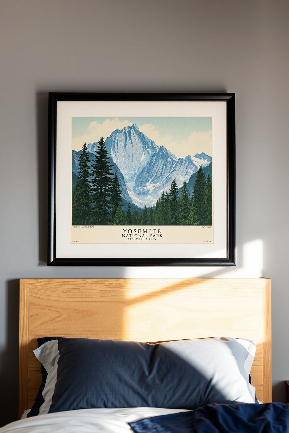 Vintage-Style American Landscape Art Above the Bed – seasonal — spring + other seasonal — spring + other decor · 4th of July Home Decor: 16 Patriotic Designs That Celebrate America in Style