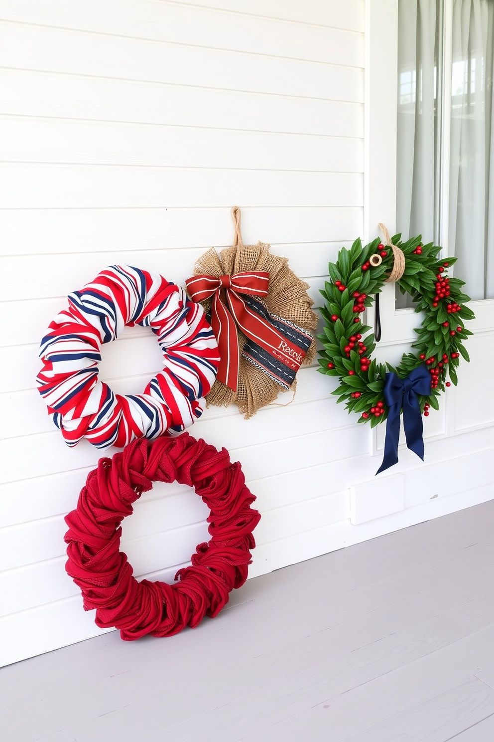 4th of July Front Door Wreaths That Make a Strong First Impression – seasonal — spring + other seasonal — spring + other decor · 4th of July Porch Decor: 14 Festive Front Door Designs for Independence Day