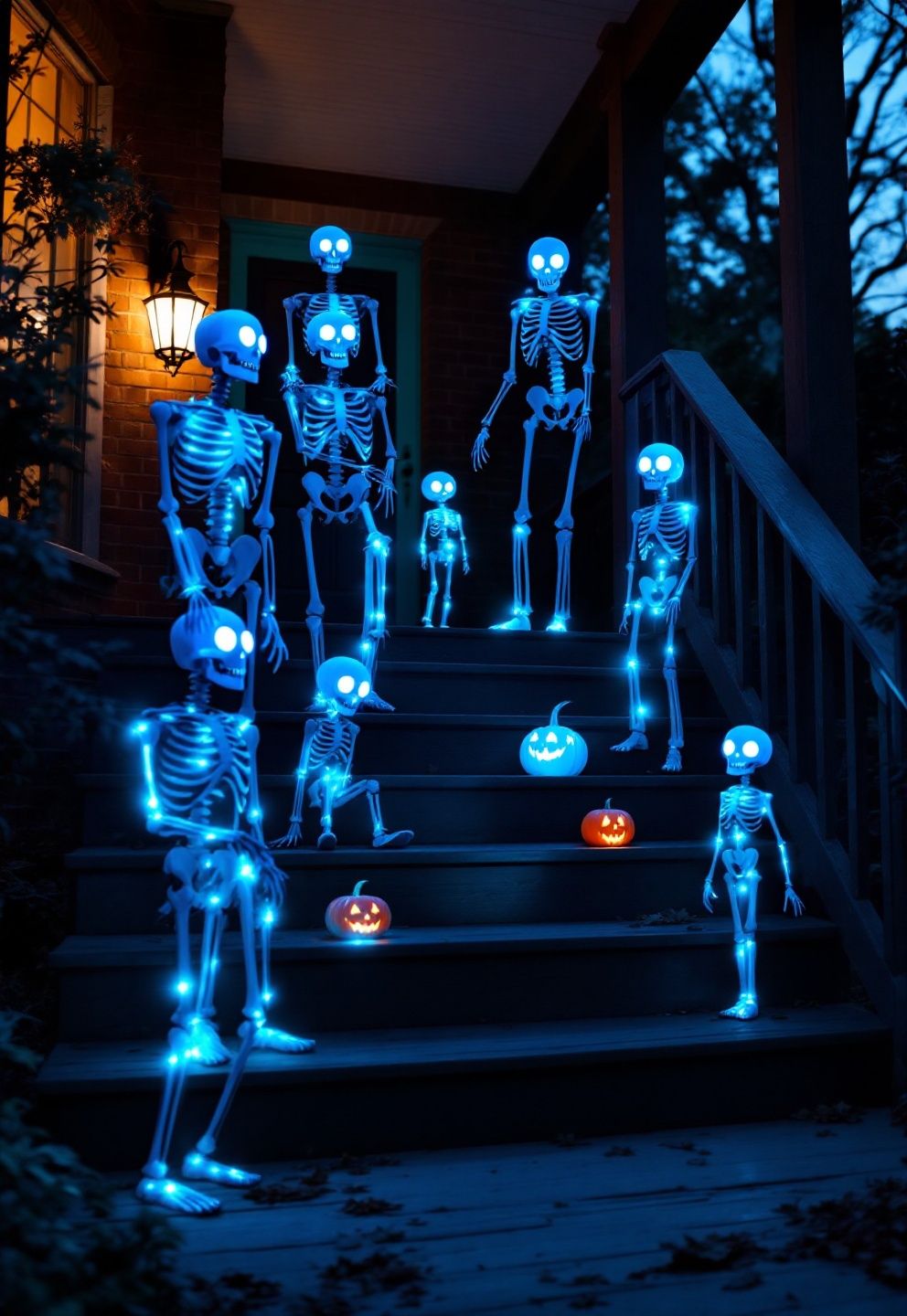 Skeleton Welcome Squad – seasonal — spring + other seasonal — spring + other decor · Halloween Decor Ideas: 20 Spooky Stylish Designs That Elevate Every Room