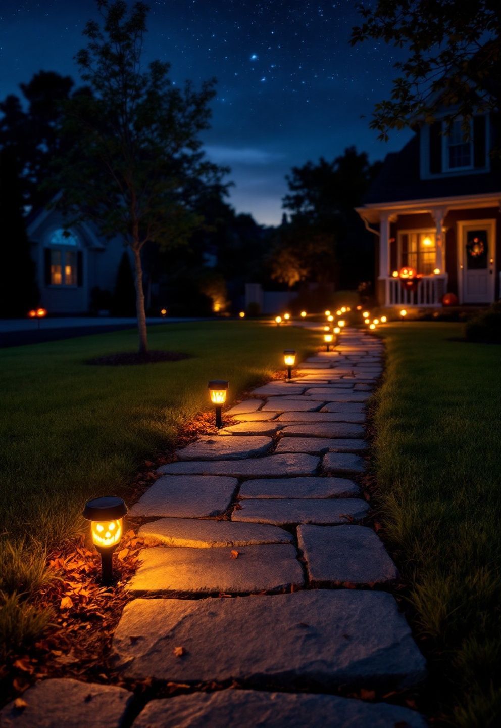 Following the Line the Eye Already Uses – seasonal — spring + other seasonal — spring + other decor · Outdoor Halloween Decorations: 16 Front Yard and Garden Designs That Transform Your Whole Property
