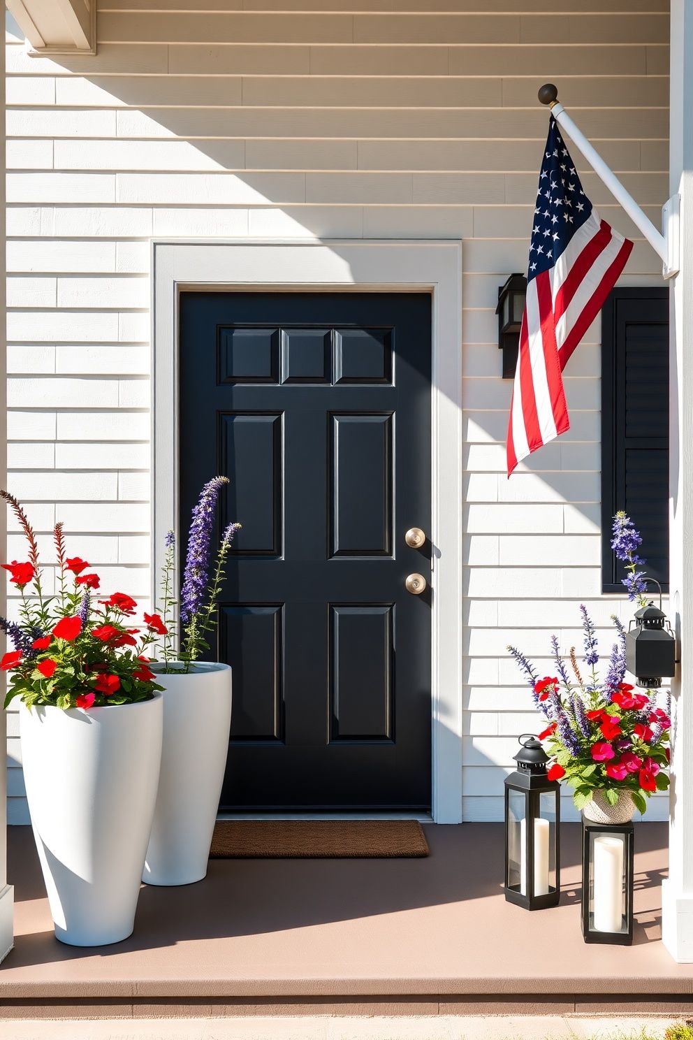 4th of July Front Porch Decor: Americana Curb Appeal That Lasts All Summer – seasonal — spring + other seasonal — spring + other decor · 4th of July Home Decor: 16 Patriotic Designs That Celebrate America in Style