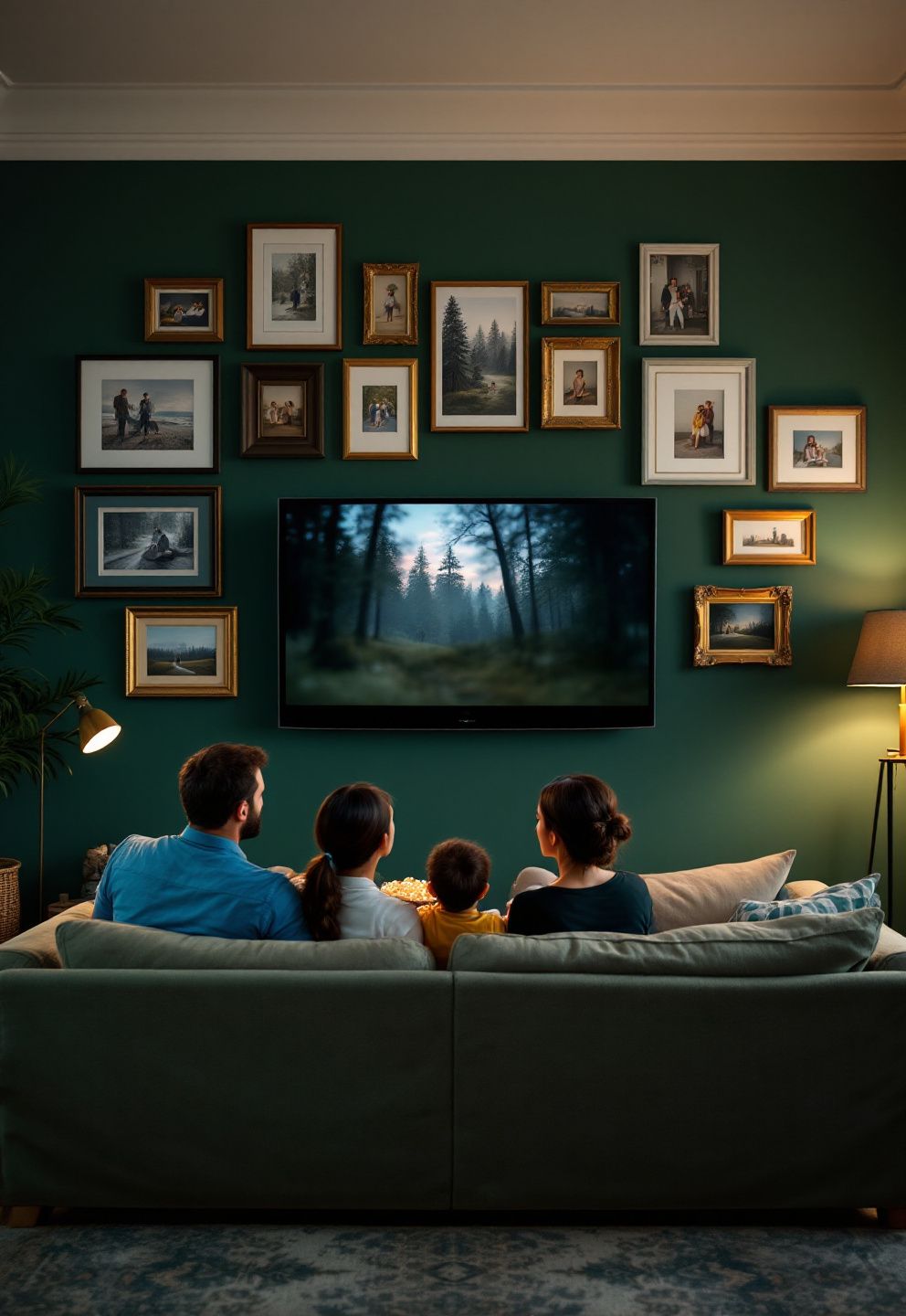 Framing a Mounted TV Into the Collection – style guides style guides decor · Vintage-Inspired Gallery Wall Ideas: 12 Collected Looks That Feel Timeless, Not Trendy