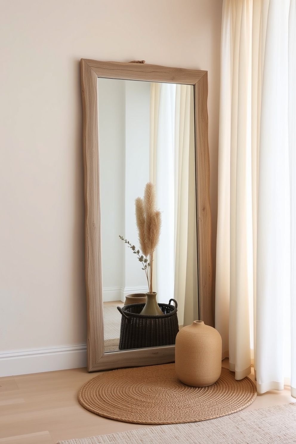 Driftwood Mirror Leaning Against the Wall, Not Hung On It – coastal — bedroom coastal — bedroom decor · Coastal Teen Bedroom: 14 Fun Pinterest-Perfect Designs Teens Will Actually Love