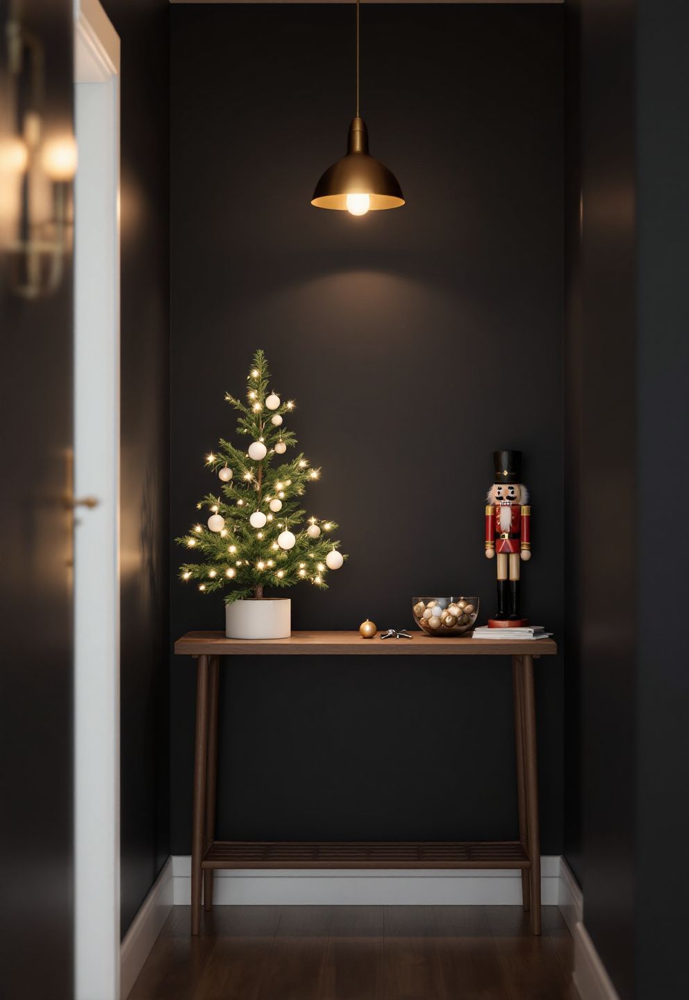 Styling a Console Table as a Christmas Welcome Moment With a Mini Tree – seasonal — christmas + winter seasonal — christmas + winter decor · Christmas Home Decor Ideas: 20 Beautiful Festive Transformations for Every Room