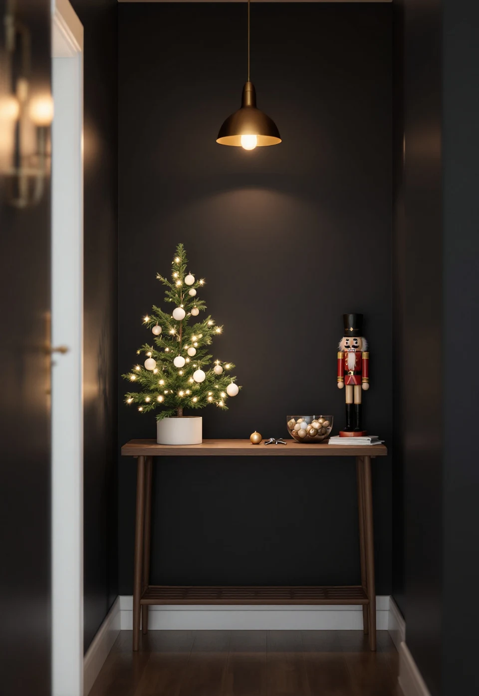 Styling a Console Table as a Christmas Welcome Moment With a Mini Tree – seasonal — christmas + winter seasonal — christmas + winter decor · Christmas Home Decor Ideas: 20 Beautiful Festive Transformations for Every Room