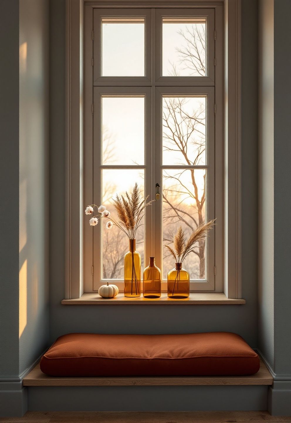Thanksgiving Window Display Styling Using Light and Natural Materials – seasonal — fall seasonal — fall decor · Thanksgiving Home Decor: 18 Warm Beautiful Designs to Celebrate the Season