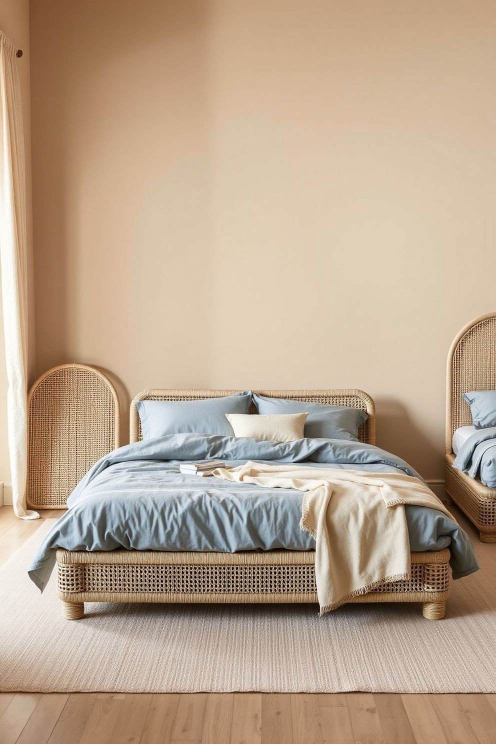 Coastal Granddaughter Bedroom Bed Frames: Rattan, Cane, and Low Platforms – coastal — bedroom coastal — bedroom decor · Coastal Granddaughter Bedroom: 14 Modern Youthful Takes on Classic Beach Style