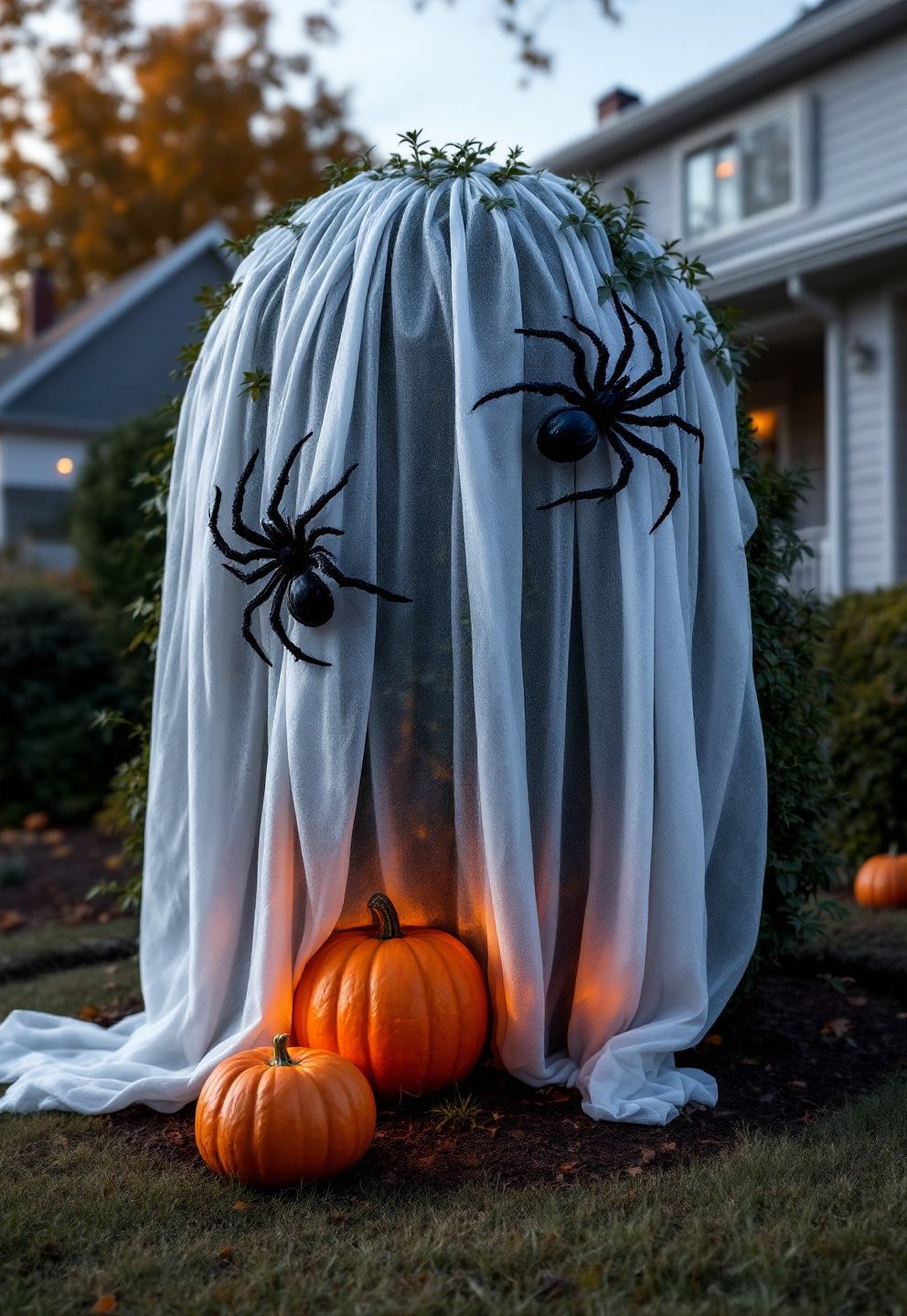 Volume Is What Makes Gauze Work – seasonal — spring + other seasonal — spring + other decor · Outdoor Halloween Decorations: 16 Front Yard and Garden Designs That Transform Your Whole Property