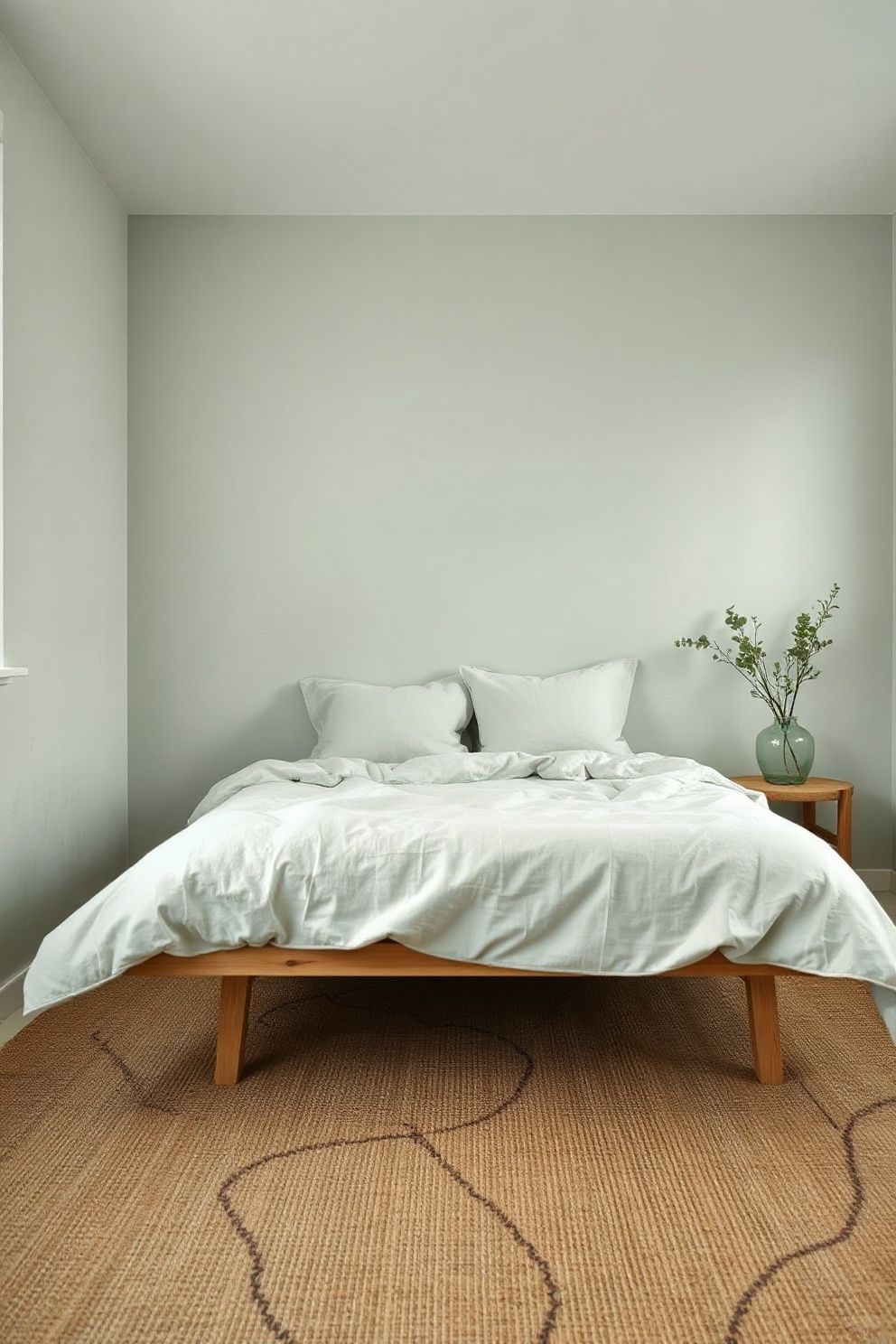 Idea 17: Go Monochromatic with Warm Greige or Soft Sage Green – Japandi bedroom · 21 Japandi Bedroom Ideas That Will Make You Never Want to Leave