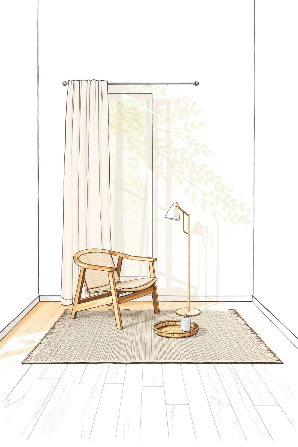 Zoning a Living Room So It Breathes Without Walls – Japandi living room decor · The Ultimate Japandi Living Room Guide: Everything You Need to Know