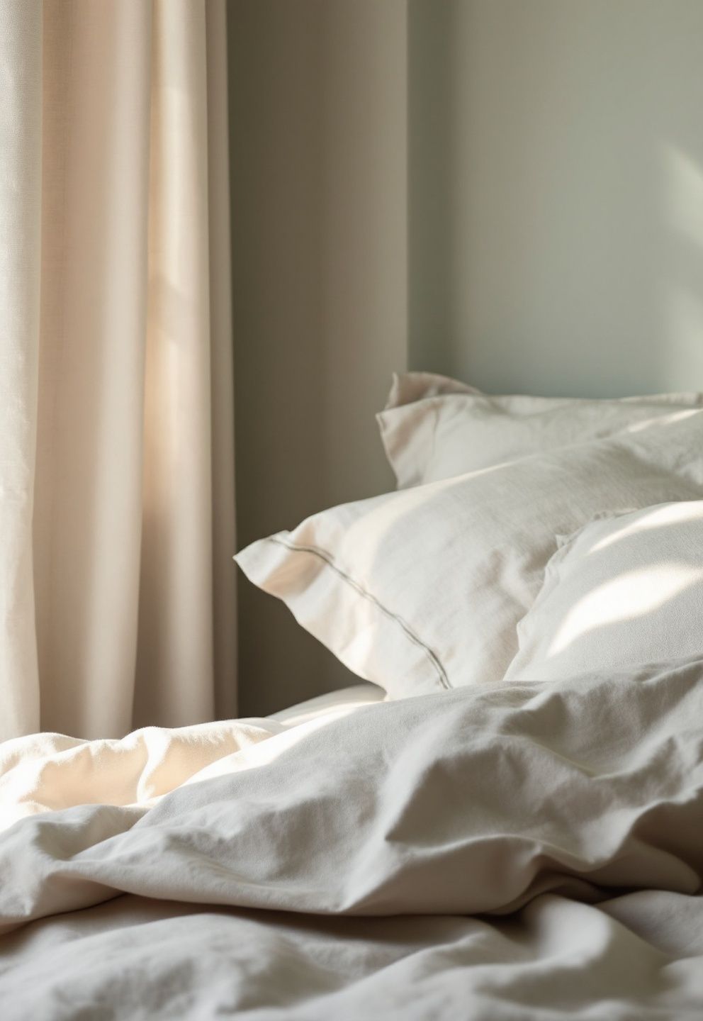 Choosing Linen and Building Gentle Colour Contrast Across Layers – japandi — bedroom japandi — bedroom decor · The Ultimate Japandi Bedroom Guide: Ideas Decor and Styling Tips