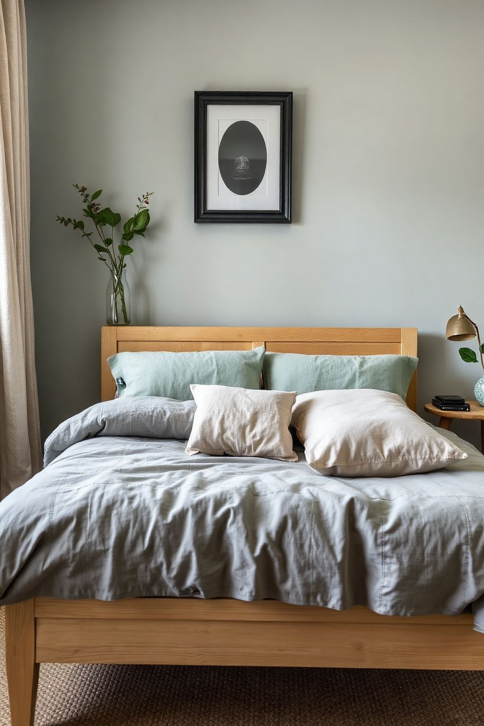 Washed Linen Bedding in Oat, Fog, or Pale Sage – Japandi coastal —-bedroom decor · Coastal Bedroom Ideas: 20 Stunning Designs for a Beautiful Beach-Inspired Space