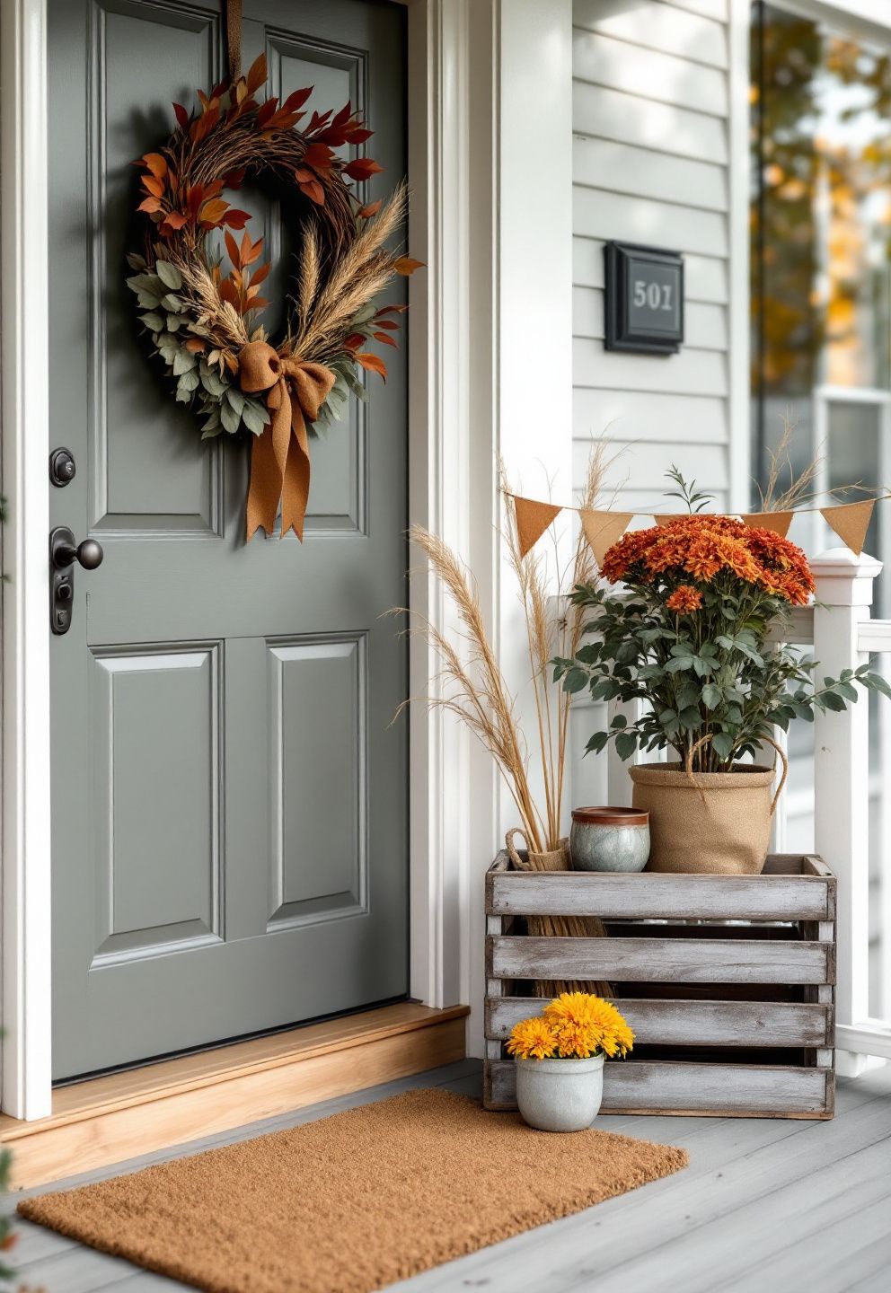 Budget Fall Porch Refresh Under $75 – seasonal — fall seasonal — fall decor · Fall Porch Decor Ideas: 15 Welcoming Seasonal Transformations for Your Front Door