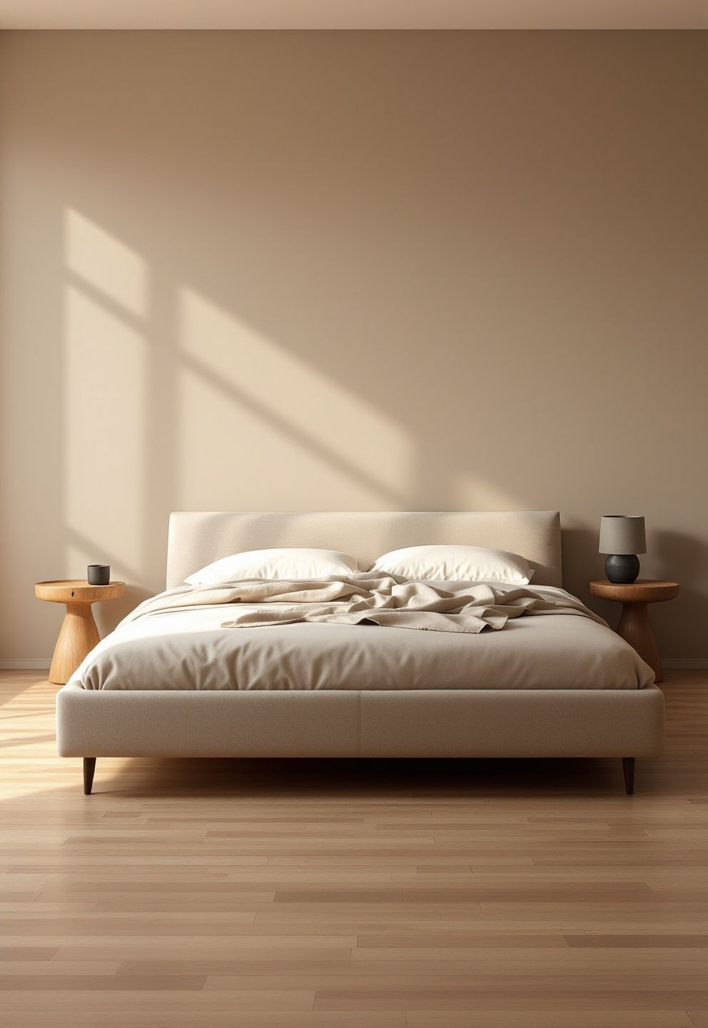 The Single-Nightstand Bedroom: Asymmetry as a Deliberate Choice – japandi — bedroom japandi — bedroom decor · 21 Japandi Bedroom Ideas That Will Make You Never Want to Leave