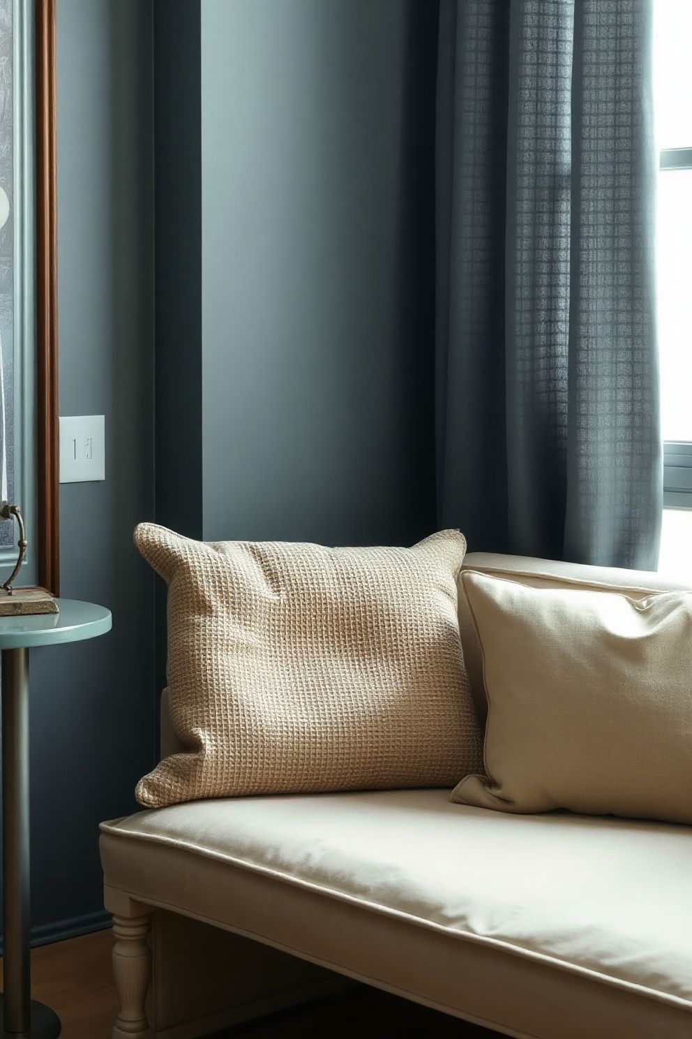 Edit Cushions Down to Two — One Textured, One Plain – Japandi japandi —-living-room decor · 15 Japandi Living Room Ideas on a Budget That Still Look Expensive