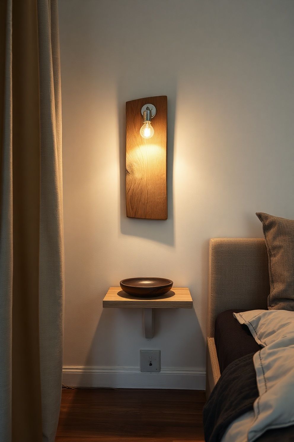 Driftwood Wall Sconces for a Low, Ambient Glow – Japandi coastal —-bedroom decor · Coastal Bedroom Ideas: 20 Stunning Designs for a Beautiful Beach-Inspired Space