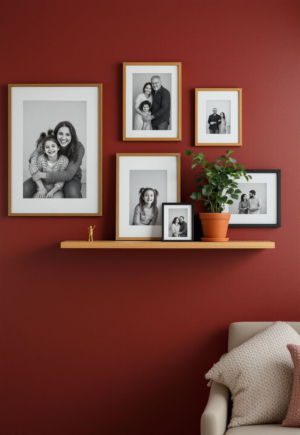 Styling a Floating Shelf Inside the Gallery — Leaned Frames, Objects, and Depth Layers – style guides style guides decor · Living Room Gallery Wall Ideas: 13 Sofa-Ready Layouts That Never Look Empty