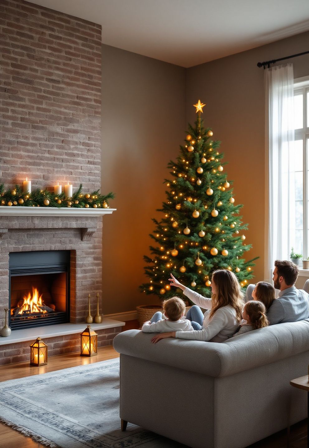 Where to Put the Christmas Tree in a Living Room With a Fireplace – seasonal — christmas + winter seasonal — christmas + winter decor · Christmas Living Room Decor: 16 Festive Designs That Make Your Lounge Feel Magical