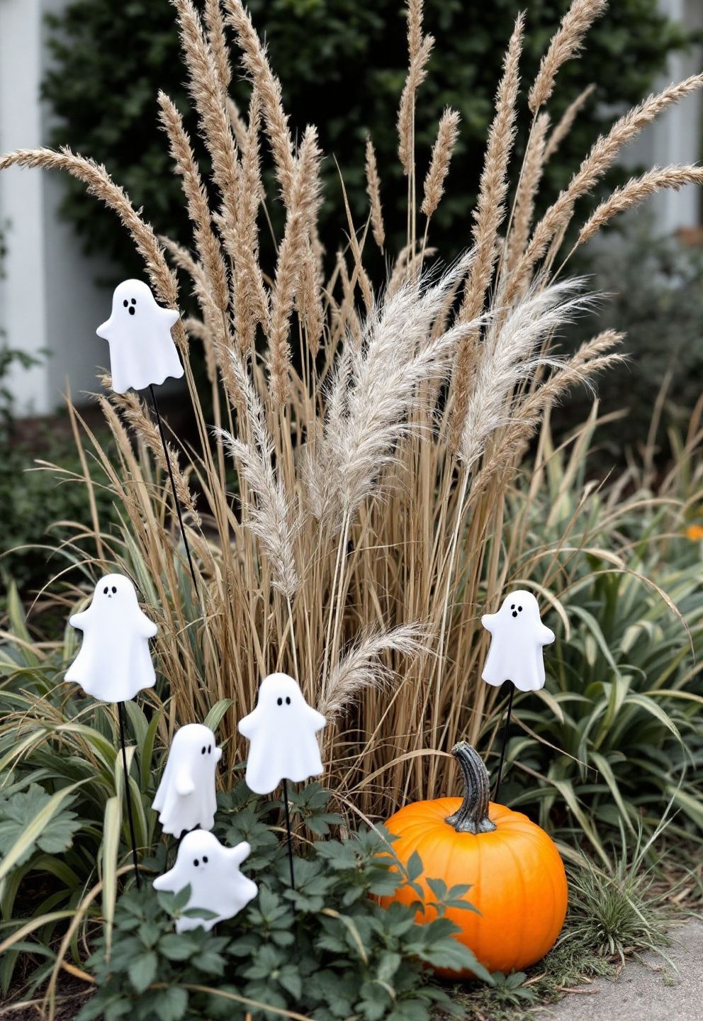 One Spray-Paint Trick Instead of Added Props – seasonal — spring + other seasonal — spring + other decor · Outdoor Halloween Decorations: 16 Front Yard and Garden Designs That Transform Your Whole Property