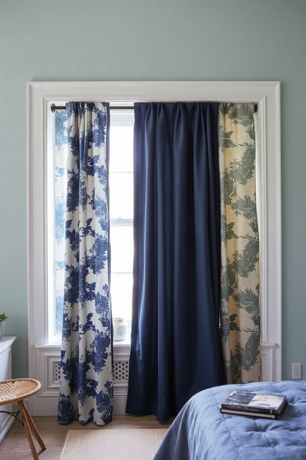 Window Treatments: Printed Fabrics That Frame the View – coastal — bedroom coastal — bedroom decor · Coastal Grandma Bedroom: 14 Timeless Designs Full of Pattern Warmth and Heritage