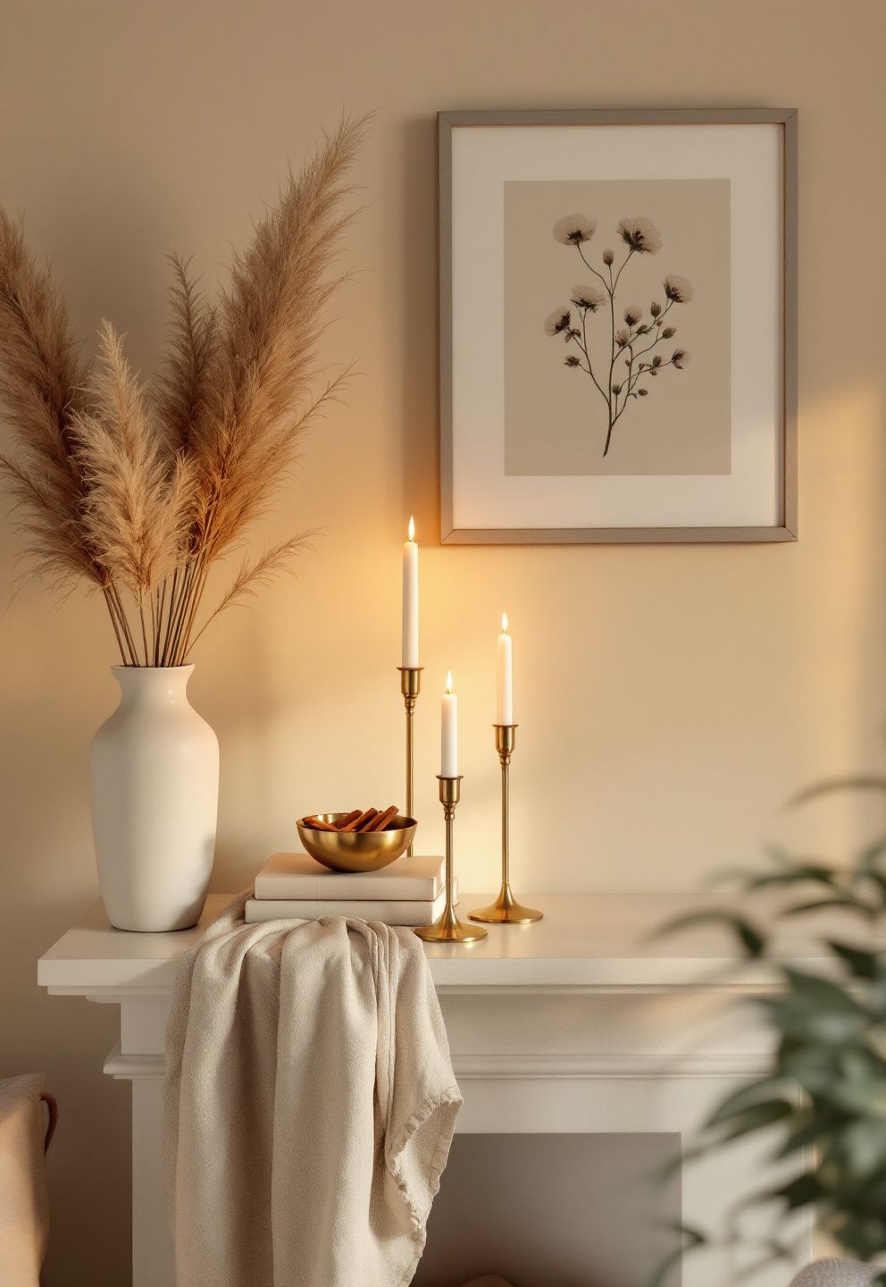 Fall Decor Fireplace Ideas: Anchor the Mantel with Odd Numbers – seasonal — fall seasonal — fall decor · Fall Home Decor Ideas: 18 Beautiful Autumn Transformations for Every Room