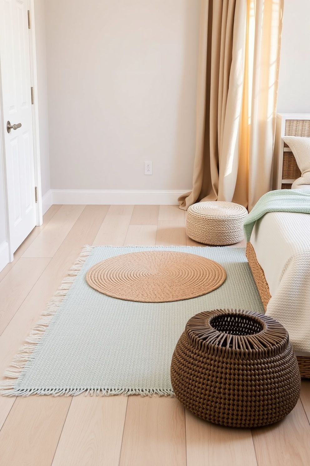 Coastal Granddaughter Bedroom Rugs and Floors: Woven Textures and Pastel Flatweaves – coastal — bedroom coastal — bedroom decor · Coastal Granddaughter Bedroom: 14 Modern Youthful Takes on Classic Beach Style