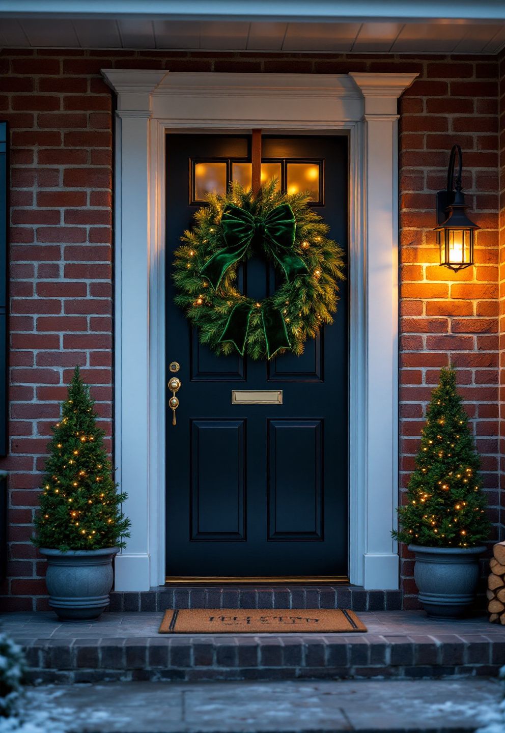 An Elevated Christmas Front Door Moment With an Oversized Bow and Sleigh Bells – seasonal — christmas + winter seasonal — christmas + winter decor · Christmas Home Decor Ideas: 20 Beautiful Festive Transformations for Every Room