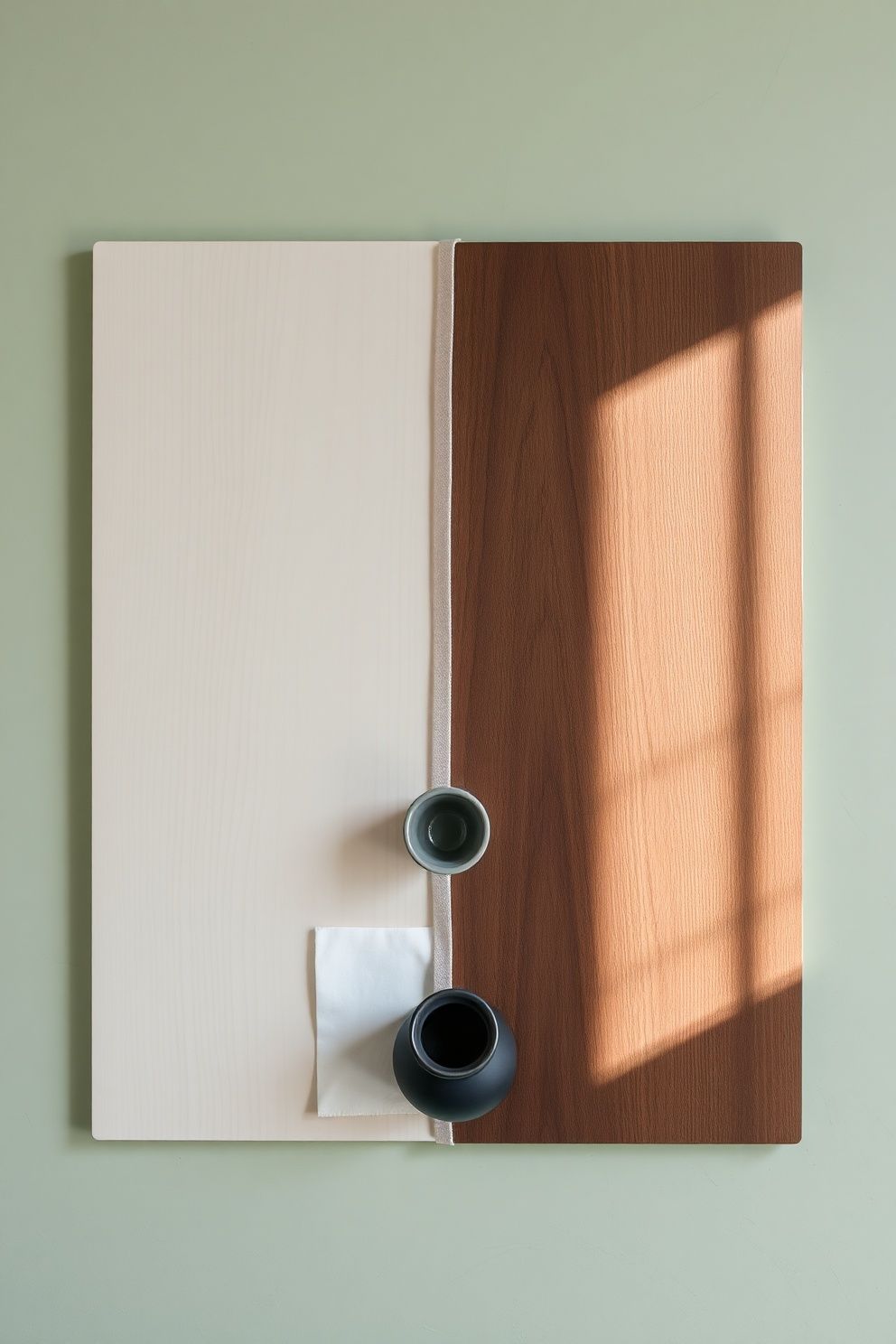 Wood Tones and Materials: Pale Birch vs Dark Walnut – japandi — living room japandi — living room decor · Japandi vs Scandinavian Design: What Is the Actual Difference?