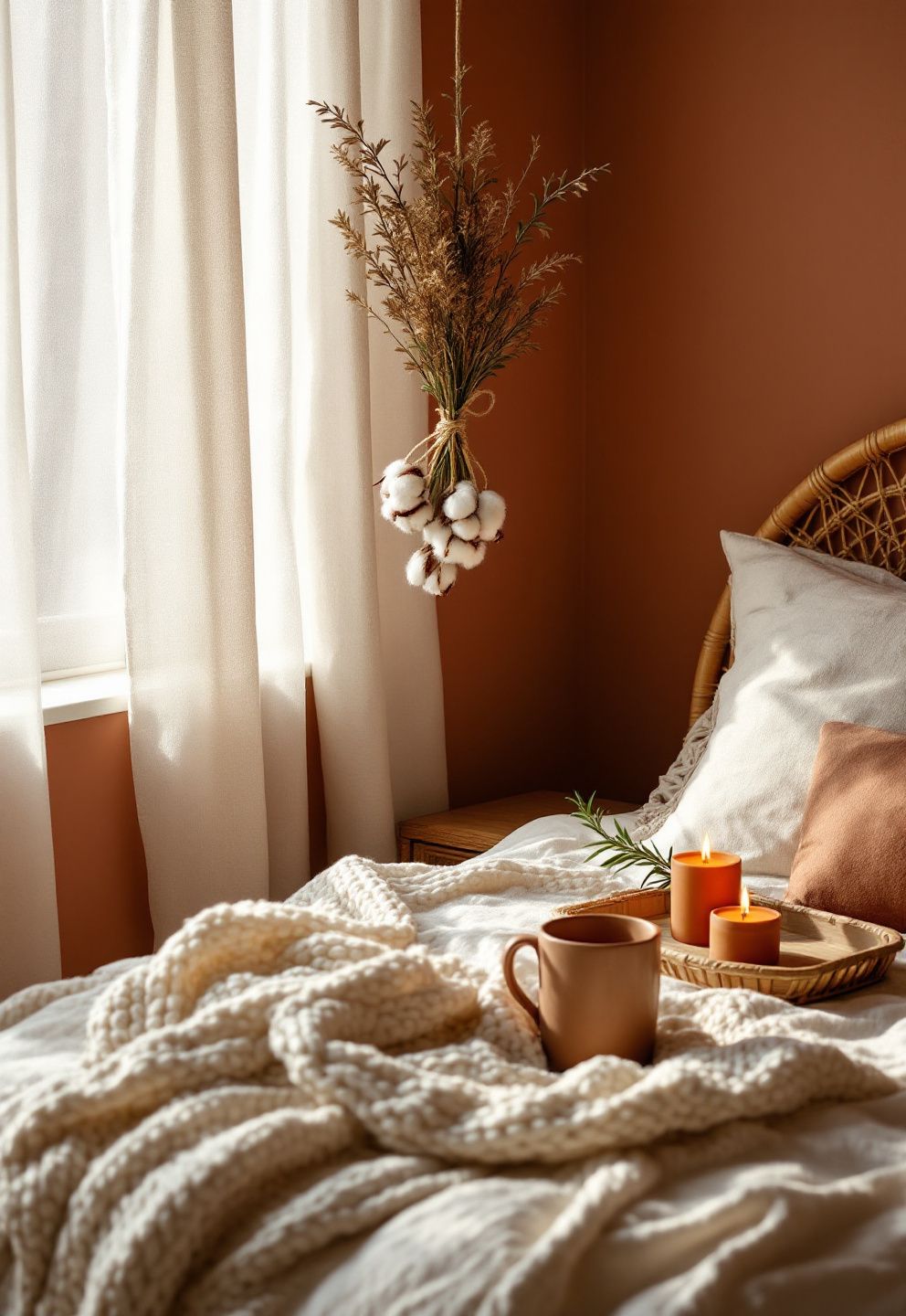 Boho Christmas Bedroom: One Textile Layer Added, Not a Full Room Swap – seasonal — christmas + winter seasonal — christmas + winter decor · Indoor Christmas Decorations: 18 Elegant Ideas for a Beautiful Festive Home