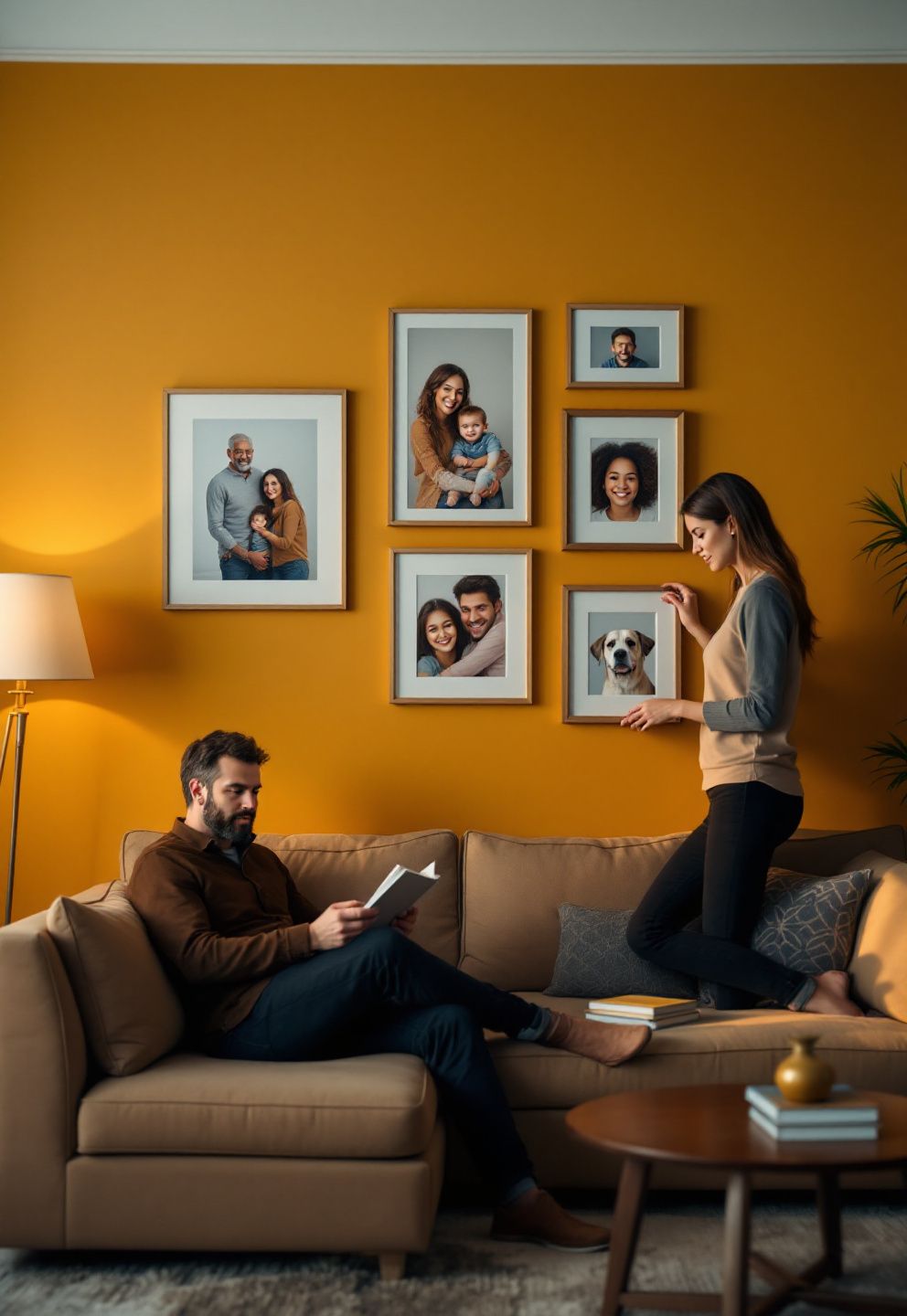 Wrapping the Gallery Around the Chaise End Instead of Centering Above the Straight Back – style guides style guides decor · Living Room Gallery Wall Ideas: 13 Sofa-Ready Layouts That Never Look Empty