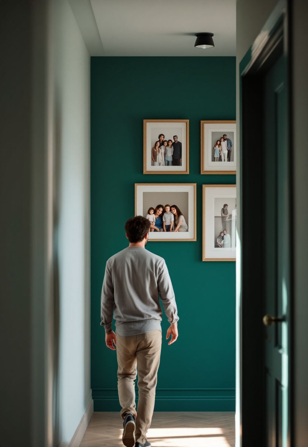 Placement Height That Avoids Shoulder and Hand Contact in a Narrow Corridor – style guides style guides decor · Staircase & Hallway Gallery Wall Ideas: 12 Small-Space Layouts That Make Narrow Walls Work