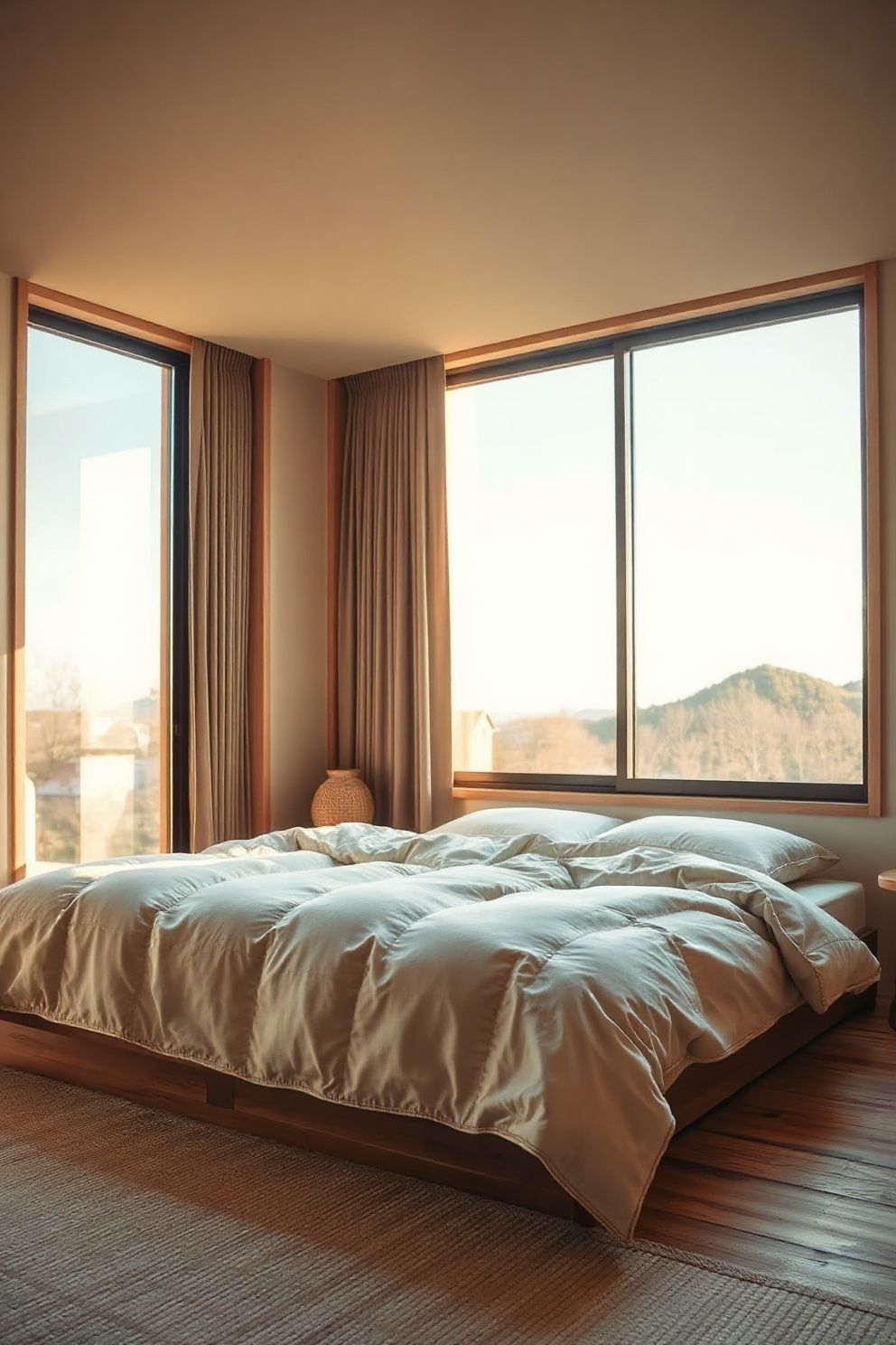 Position the Bed to Face the Window and Borrow the Sky – Japandi coastal —-bedroom decor · Coastal Bedroom Ideas: 20 Stunning Designs for a Beautiful Beach-Inspired Space