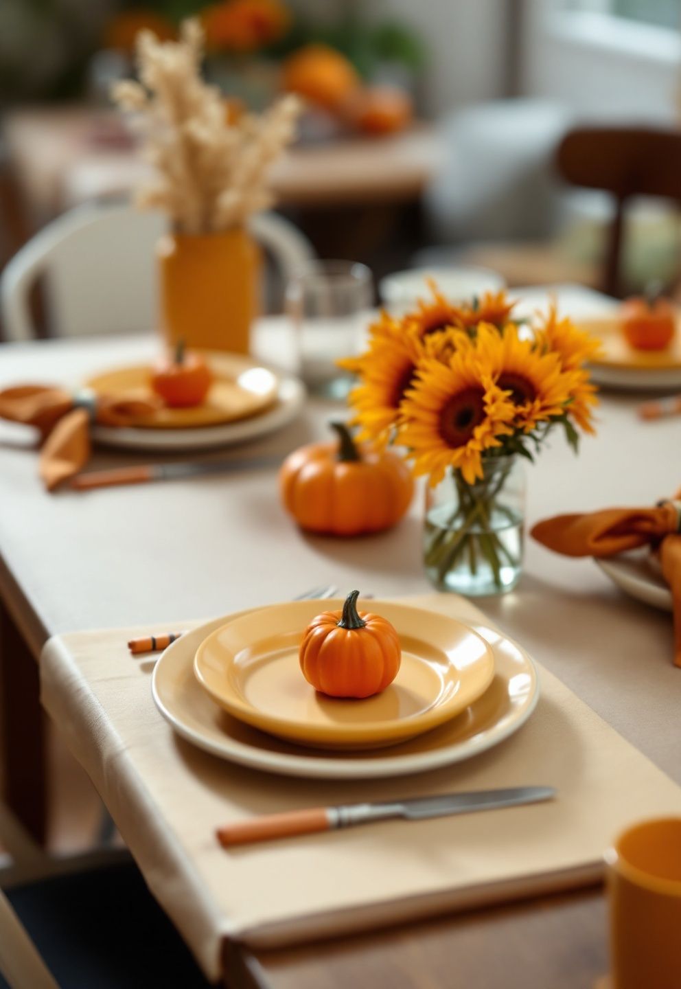 Kids' Table Thanksgiving Tablescape That Matches the Adult Table – seasonal — fall seasonal — fall decor · Thanksgiving Tablescape: 16 Stunning Autumn Table Settings for the Big Day