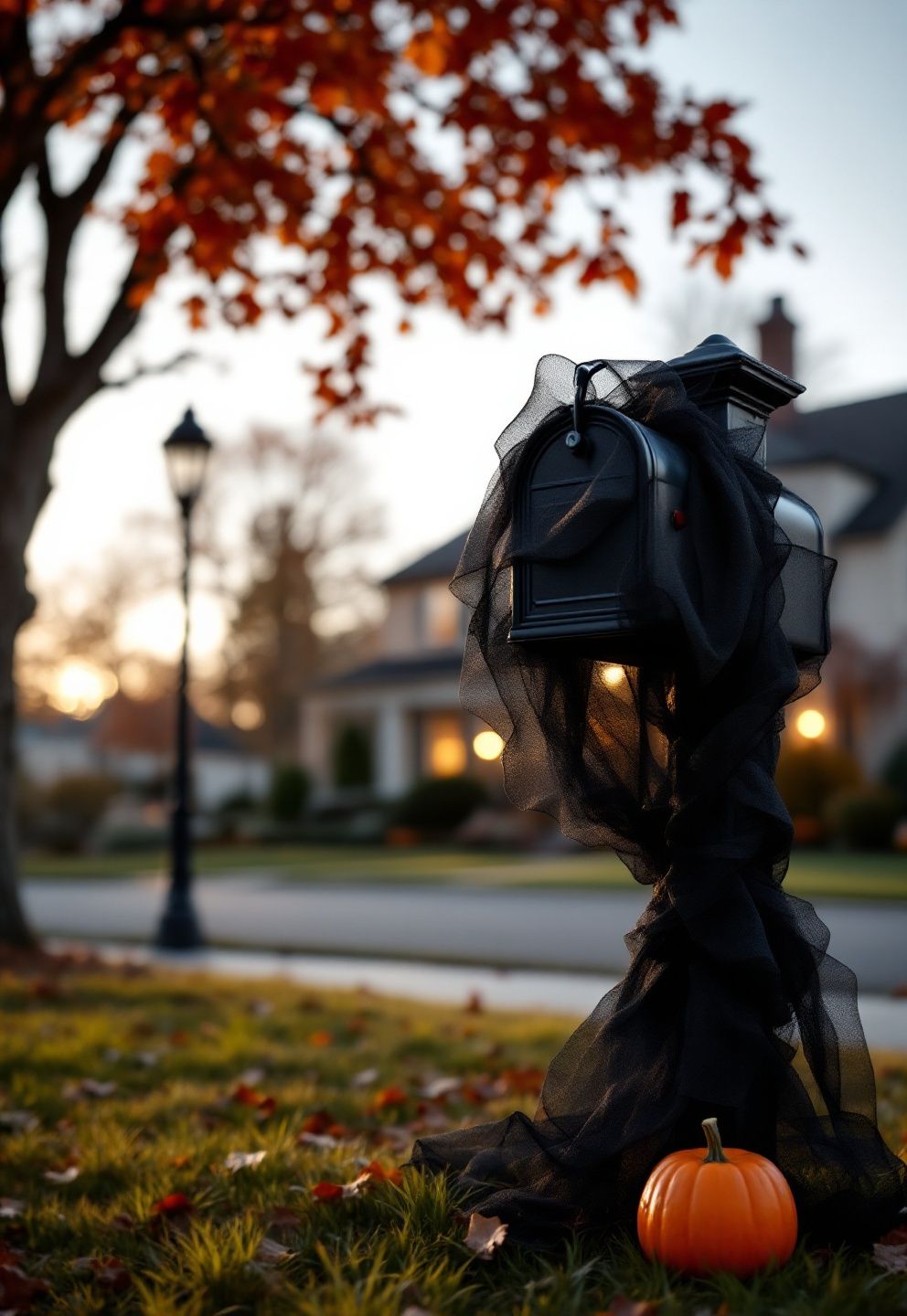 The One-Wrap Rule – seasonal — spring + other seasonal — spring + other decor · Outdoor Halloween Decorations: 16 Front Yard and Garden Designs That Transform Your Whole Property